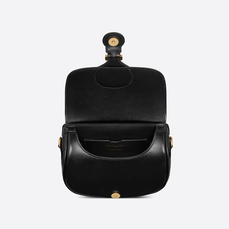 Small Dior Bobby Bag Box Calfskin Black Hot Sale