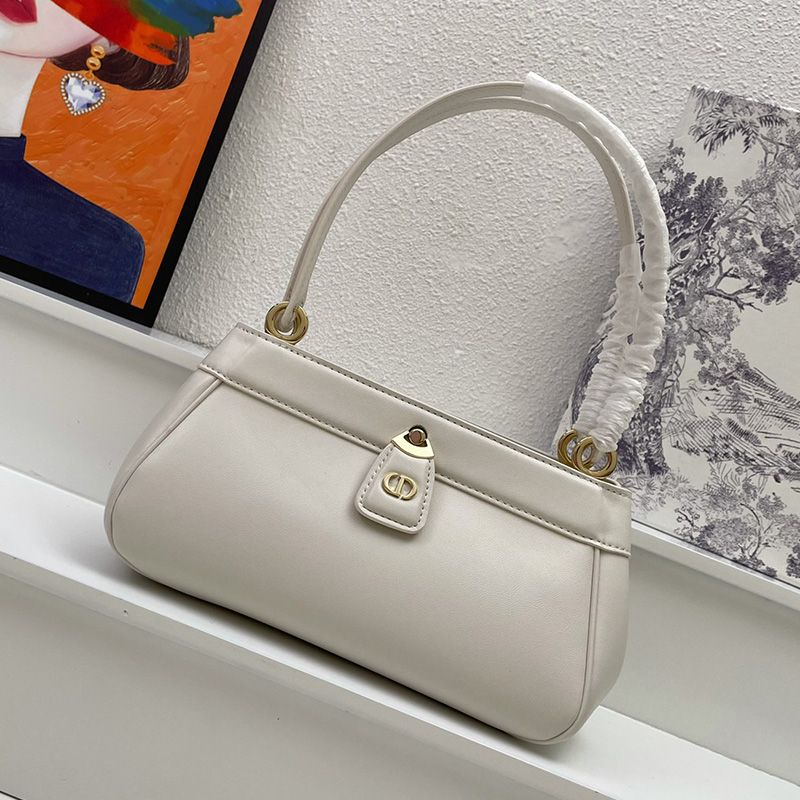 Small Dior Key Bag Box Calfskin White Hot Sale