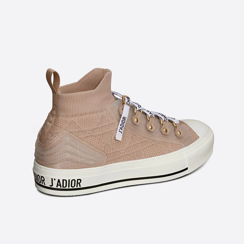 Walk'n'Dior Sneakers Women Cannage Technical Mesh Apricot Hot Sale