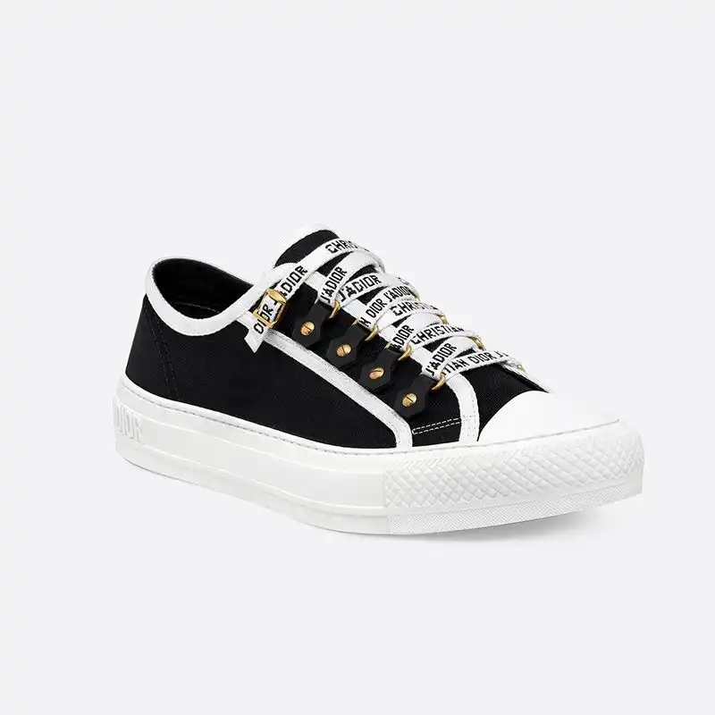 Affordable Hot Walk'n'Dior Sneakers Women Canvas Black