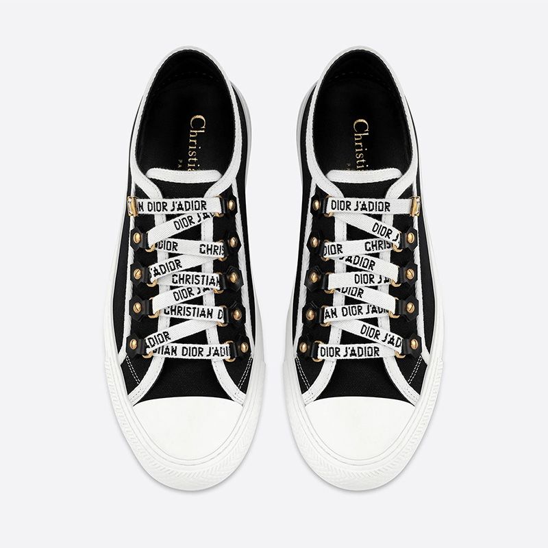 Walk'n'Dior Sneakers Women Canvas Black Hot Sale