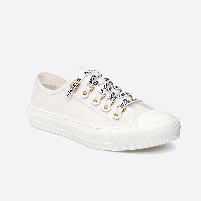 Hot Walk'n'Dior Sneakers Women Canvas White