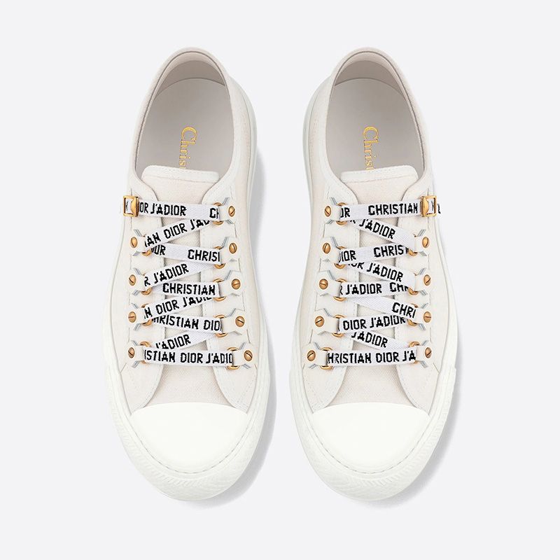 Hot Walk'n'Dior Sneakers Women Canvas White