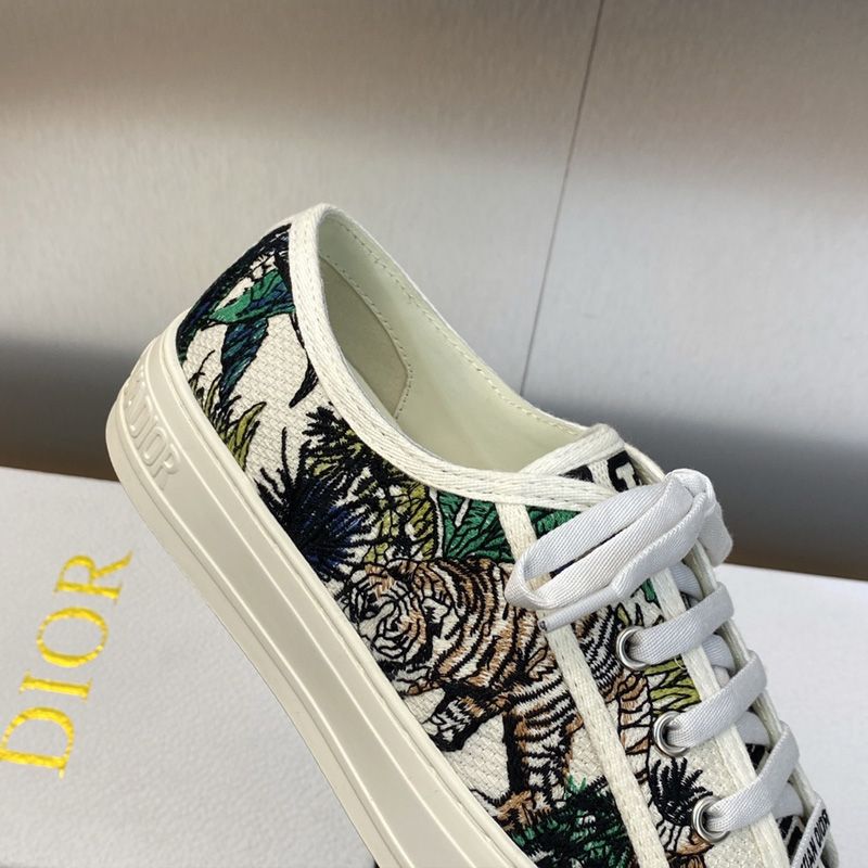 Walk'n'Dior Sneakers Women Etoile de Voyage Motif Canvas Multicolor Hot Sale