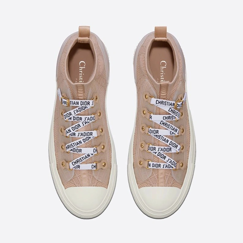 AllSeason 5092 Walk'n'Dior Sneakers Women Cannage Technical Mesh Apricot