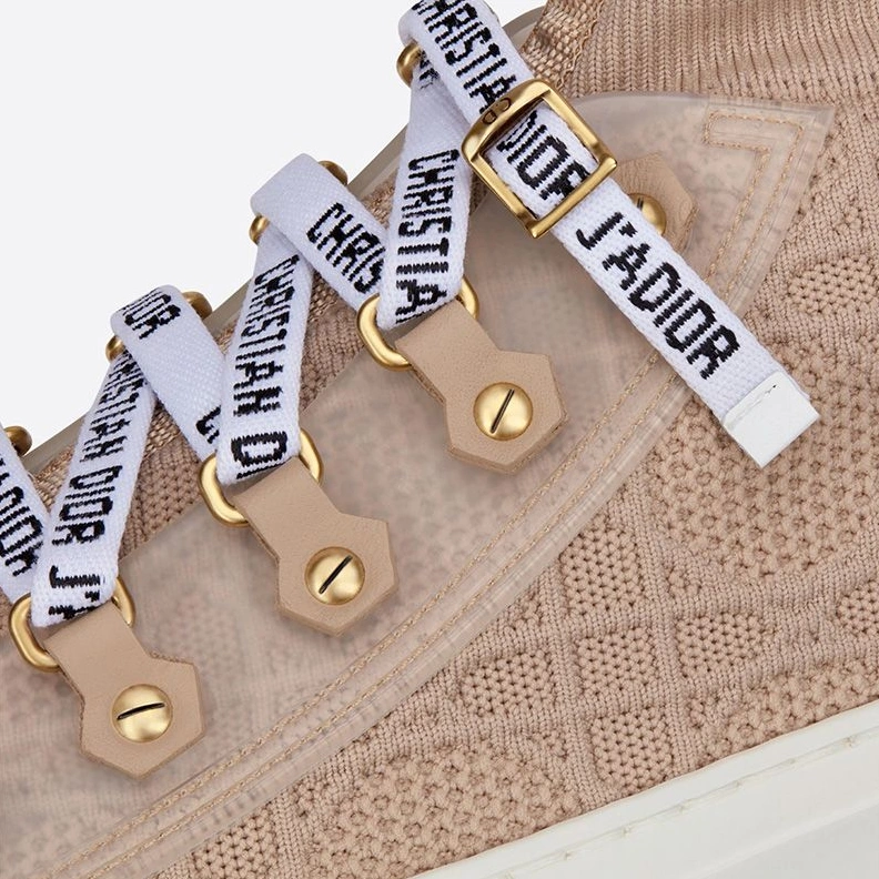 AllSeason 5092 Walk'n'Dior Sneakers Women Cannage Technical Mesh Apricot