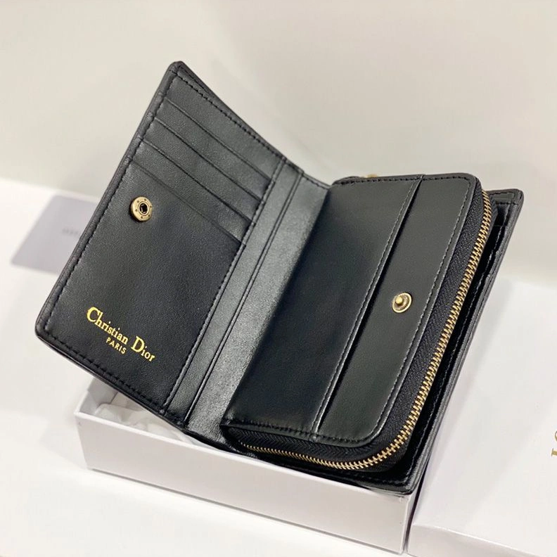 AllSeason 6745 Dior Business Wallet Oblique Motif Canvas Black