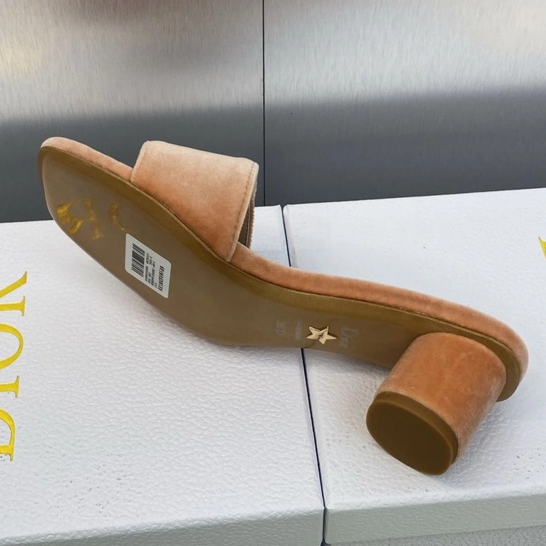 C'est Dior Slides Women Velvet Brown StreetReady 9181