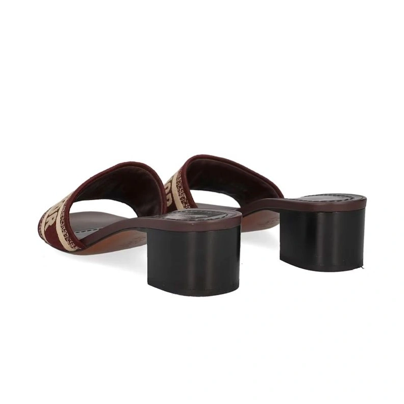 Christian Dior Dway Slides Women Canvas Burgundy GoAnywhere 8710