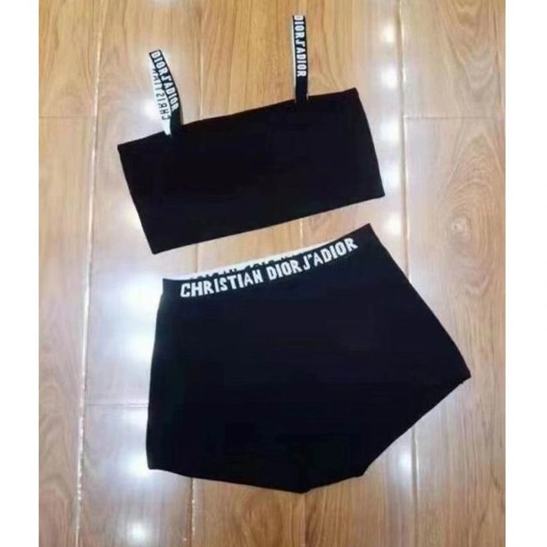 Christian Dior J'Adior High Waisted Bikini Women Lycra Black BestValue 7100