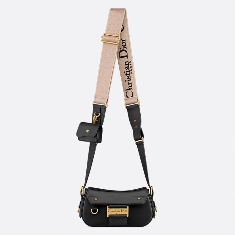 Comfortable 1043 Small Dior Streetchic Bag In Vintage Smooth Calfskin Black