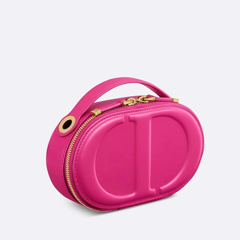 Comfortable 3010 Dior CD Signature Oval Camera Bag Calfskin Rose