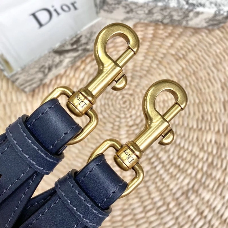 Comfortable 639 Dior Shoulder Strap In Oblique Motif Cotton Blue