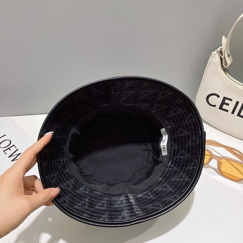 Comfortable 8731 Dior Bucket Hat CD Diamond Motif Cotton Black