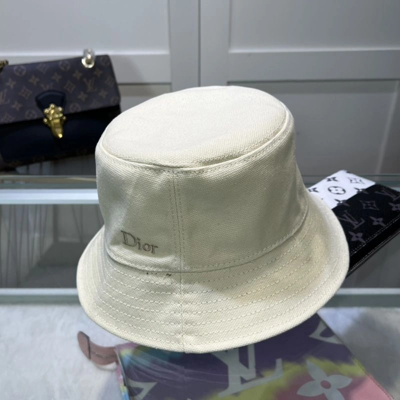 Comfortable 8789 Dior Reversible Bucket Hat Dior Oblique Motif Cotton Beige