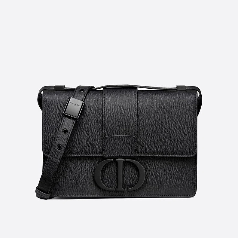DailyWear 7741 Dior 30 Montaigne Bag In Ultramatte Grained Calfskin Black