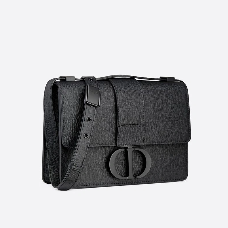 DailyWear 7741 Dior 30 Montaigne Bag In Ultramatte Grained Calfskin Black