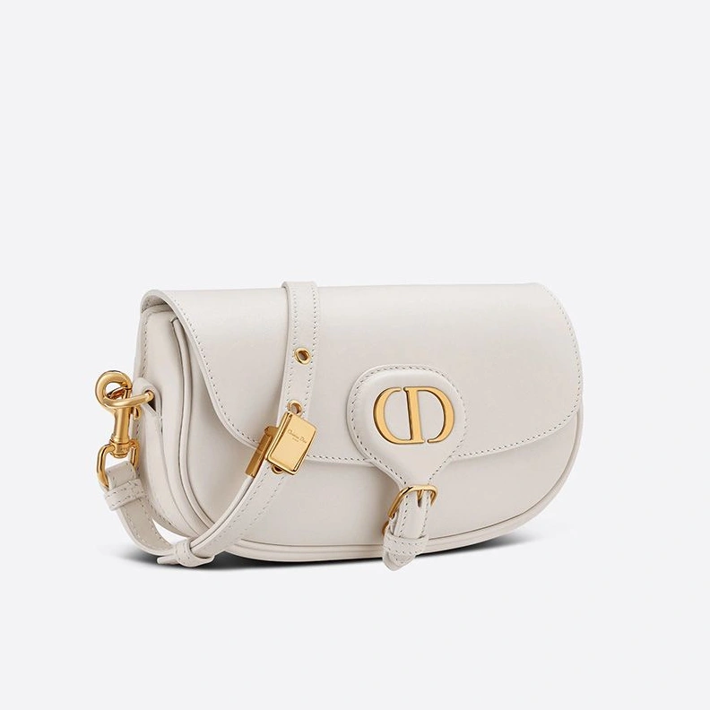 DailyWear 865 Dior Bobby East-West Bag In Box Calfskin White