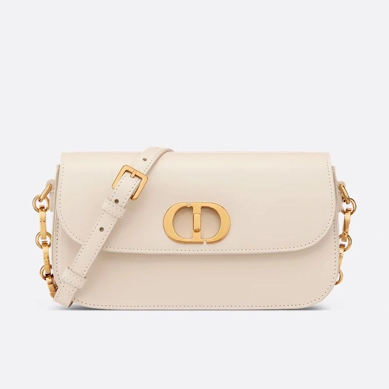 Dior 30 Montaigne Avenue Bag In Box Calfskin White Popular 8522