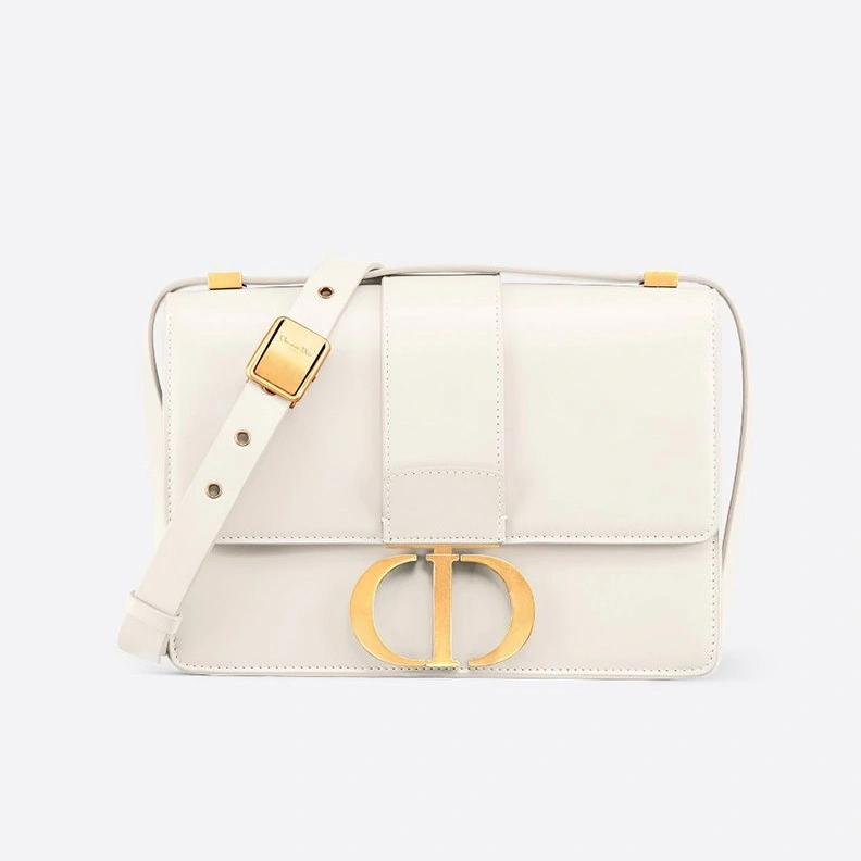 Dior 30 Montaigne Bag In Box Calfskin White GoAnywhere 3191