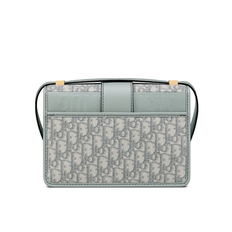 Dior 30 Montaigne Bag In Oblique Motif Canvas Grey Popular 1077