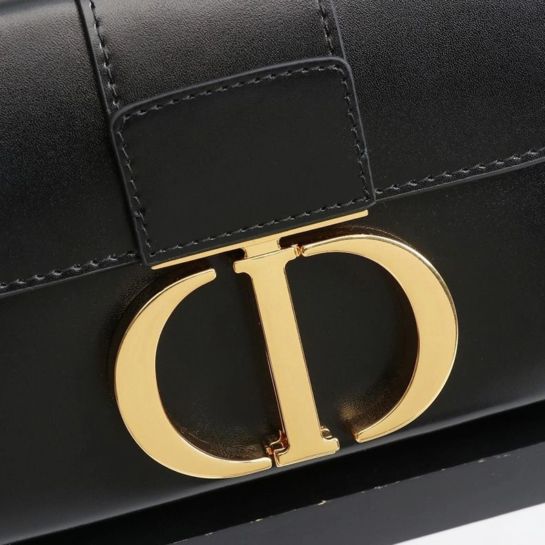 Dior 30 Montaigne Box Bag In Calfskin Black SportInspired 5463