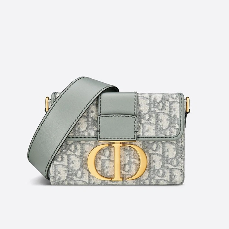 Dior 30 Montaigne Box Bag In Oblique Motif Canvas Grey Affordable 9428