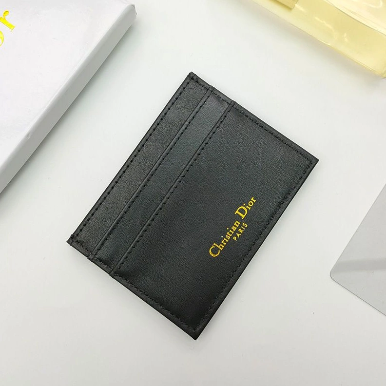 Dior 30 Montaigne Card Holder Oblique Motif Canvas Black GoodFit 6399