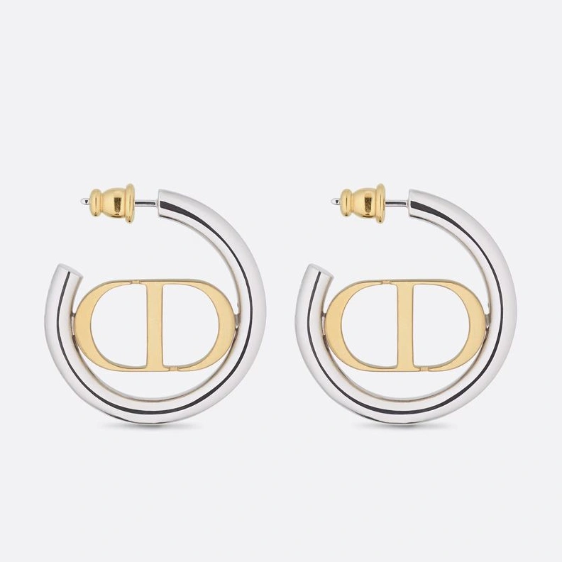 Dior 30 Montaigne Earrings Metal Gold Silver HighQuality 615