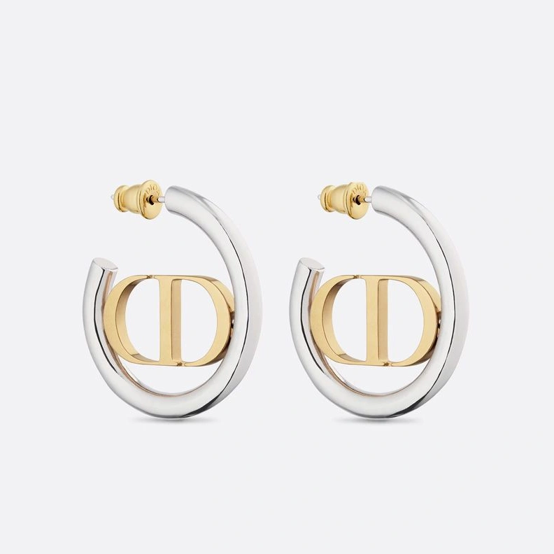 Dior 30 Montaigne Earrings Metal Gold Silver HighQuality 615