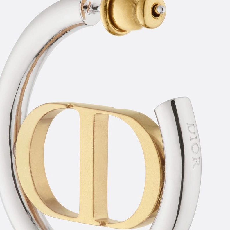Dior 30 Montaigne Earrings Metal Gold Silver HighQuality 615