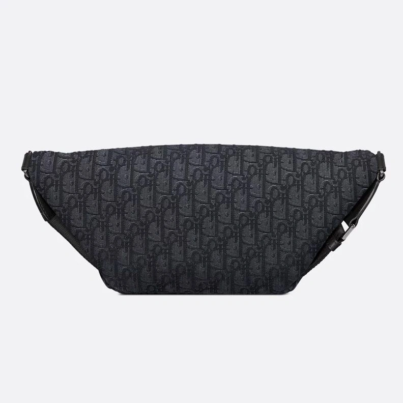 Dior 8 Belt Bag In Oblique Motif Canvas Black Trendy 9274