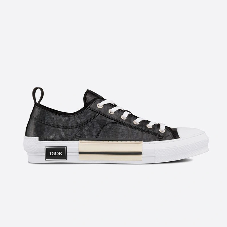 Dior B23 Sneakers Unisex CD Diamond Motif Canvas Black ModernLook 3944