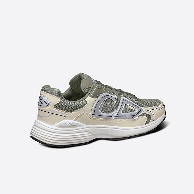 Dior B30 Sneakers Unisex Mesh and Technical Fabric Olive SportInspired 9557