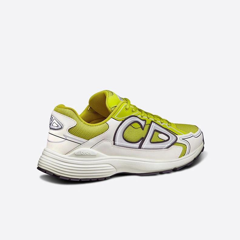 Dior B30 Sneakers Unisex Mesh and Technical Fabric Yellow Comfortable 1080