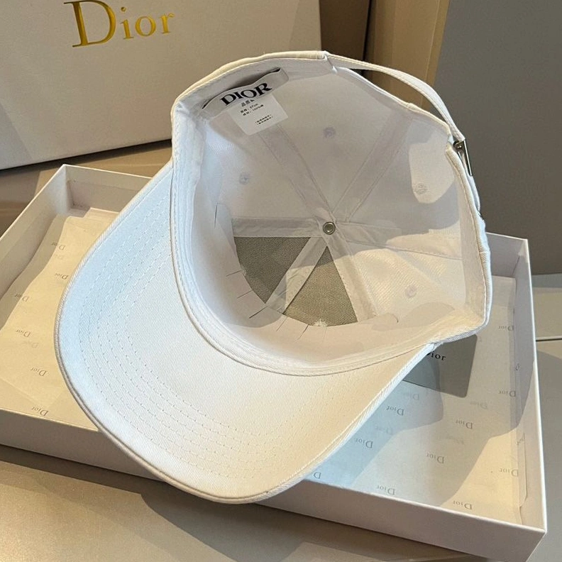 Dior Baseball Cap Dior & Otani Workshop Motif Cotton White ModernLook 3626