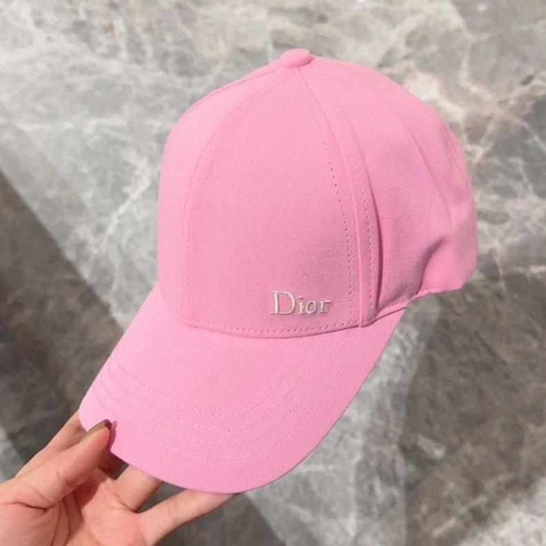 Dior Baseball Cap Dior Oblique Motif Cotton Pink GoodFit 8827