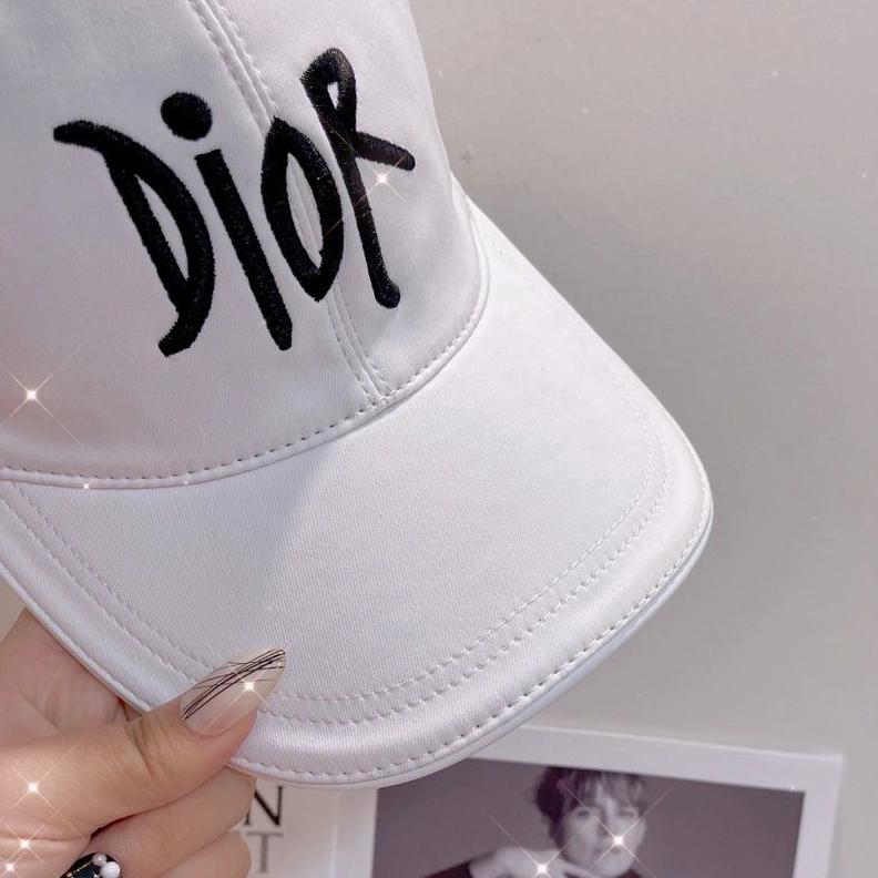 Dior Baseball Cap Shawn Logo Motif Cotton White BestValue 6027