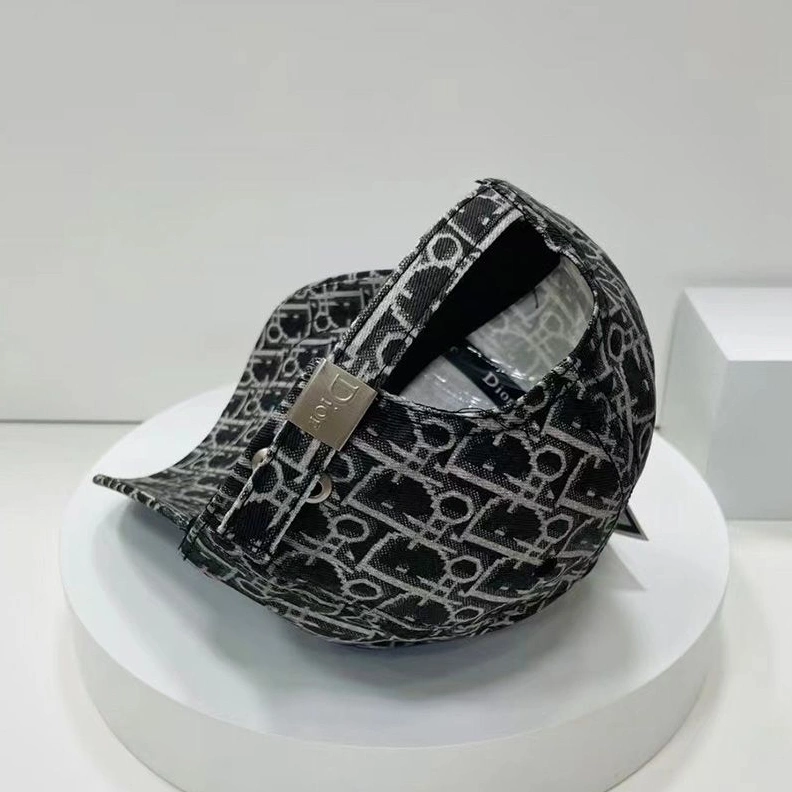 Dior Baseball Cap Shawn Logo Oblique Motif Canvas Black ModernLook 1837