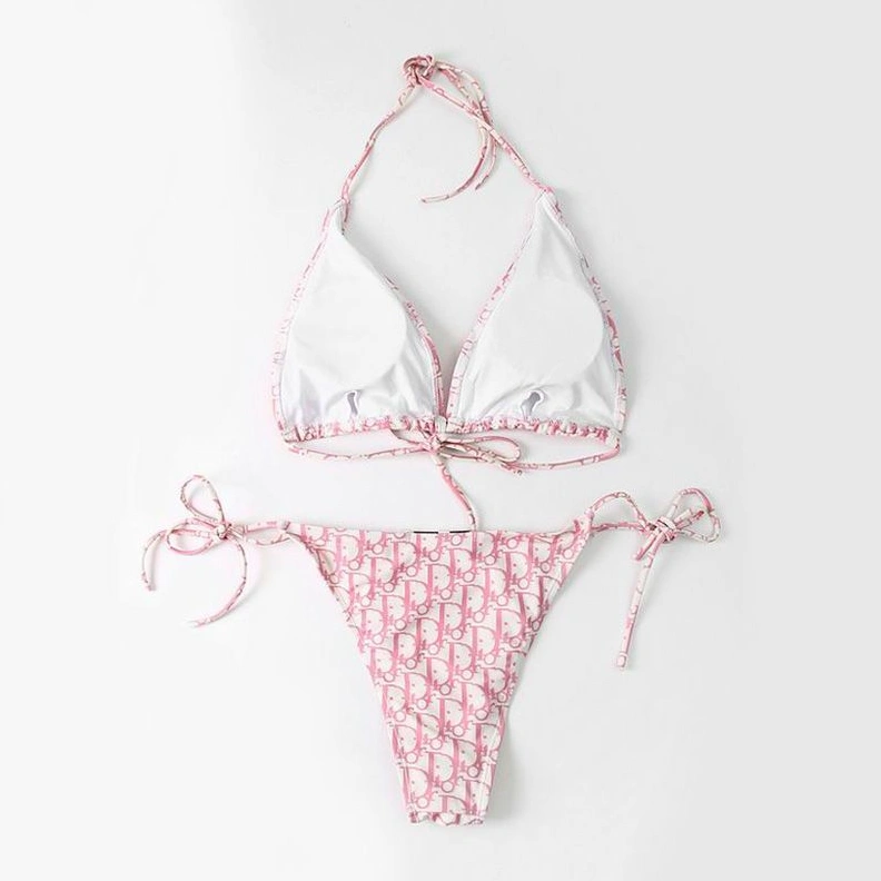 Dior Bikini Women Oblique Motif Lycra Cherry AllSeason 1613