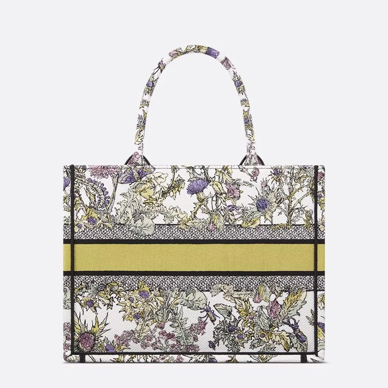 Dior Book Tote In Chardons Motif Canvas White GoAnywhere 3430