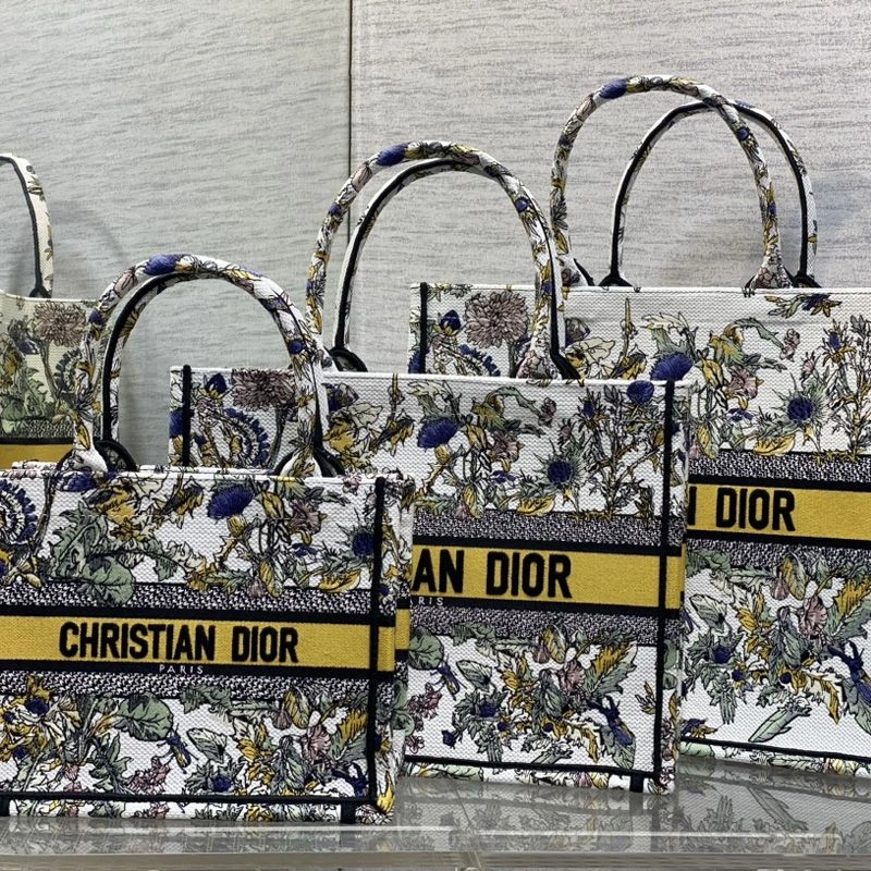 Dior Book Tote In Chardons Motif Canvas White GoAnywhere 3430