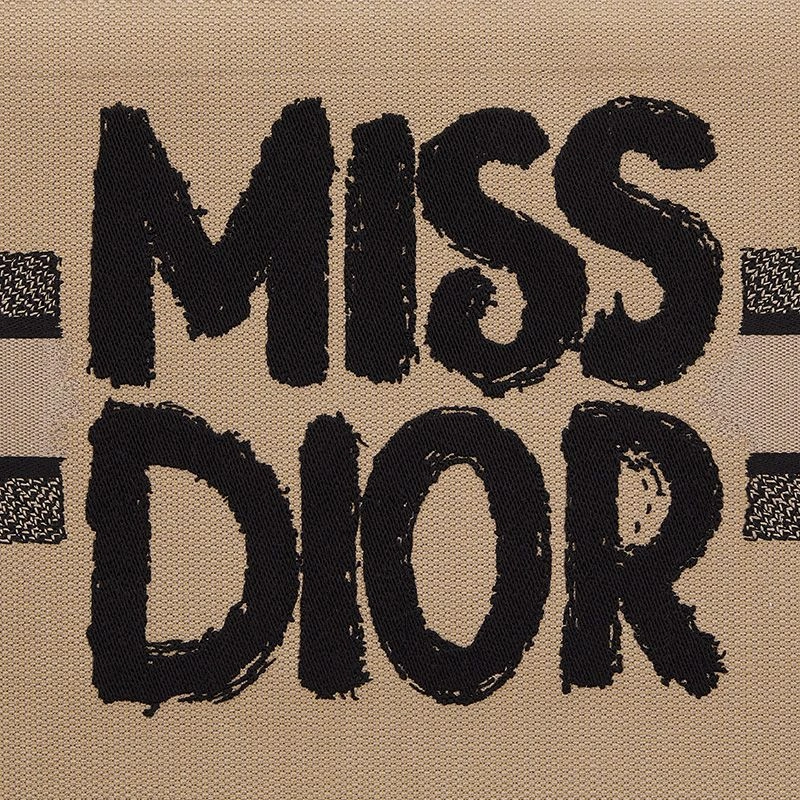 Dior Book Tote In Miss Dior Graffiti Motif Canvas Beige Comfortable 9493