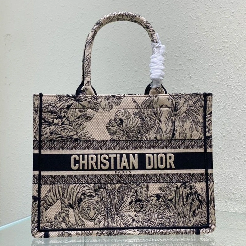 Dior Book Tote In Toile De Jouy Voyage Motif Canvas Beige SportInspired 6458