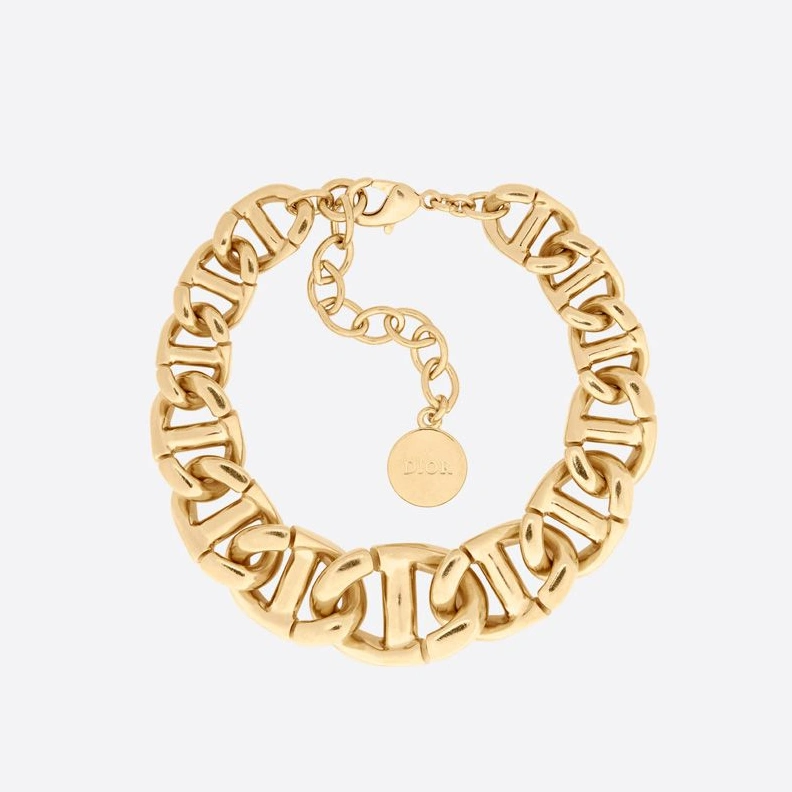 Dior CD Navy Bracelet Metal Gold GoAnywhere 2924