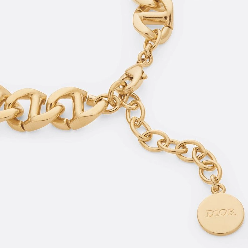 Dior CD Navy Bracelet Metal Gold GoAnywhere 2924