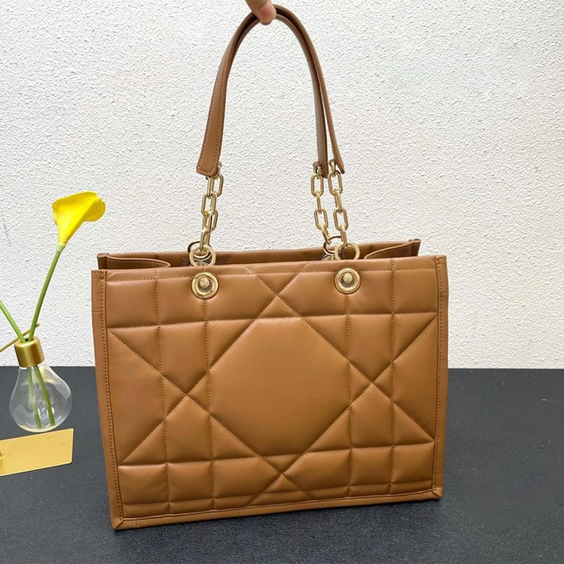 Dior Essential Tote Archicannage Calfskin Brown UrbanStyle 1796