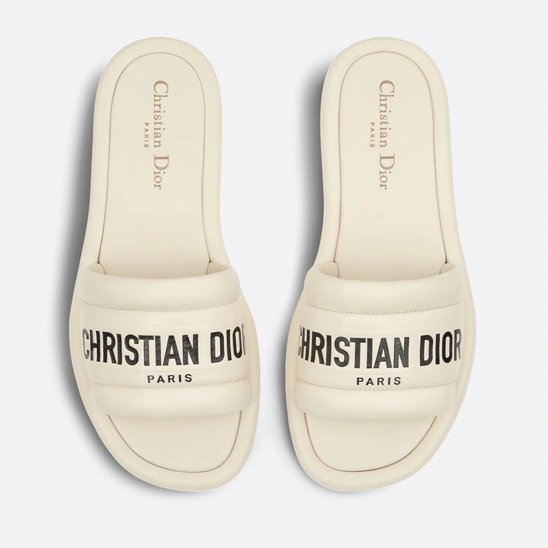 Dior Every-D Slides Women Lambskin White GoAnywhere 6932
