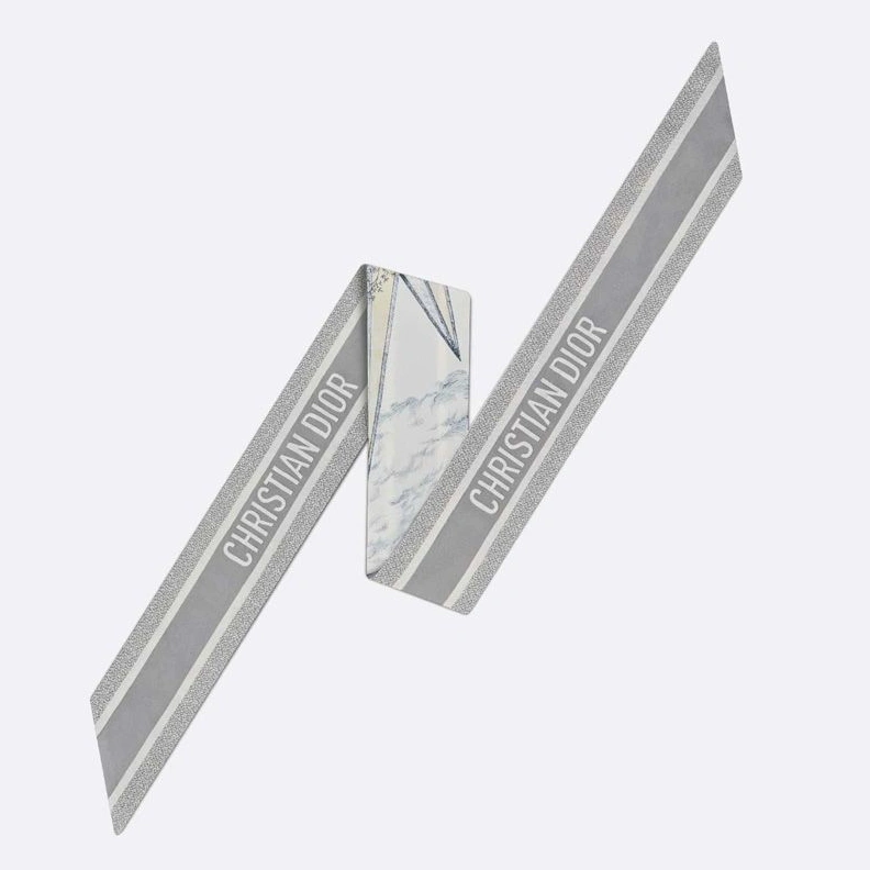 Dior Mitzah Twill In Reve d'Infini Motif Silk Grey SportInspired 4493