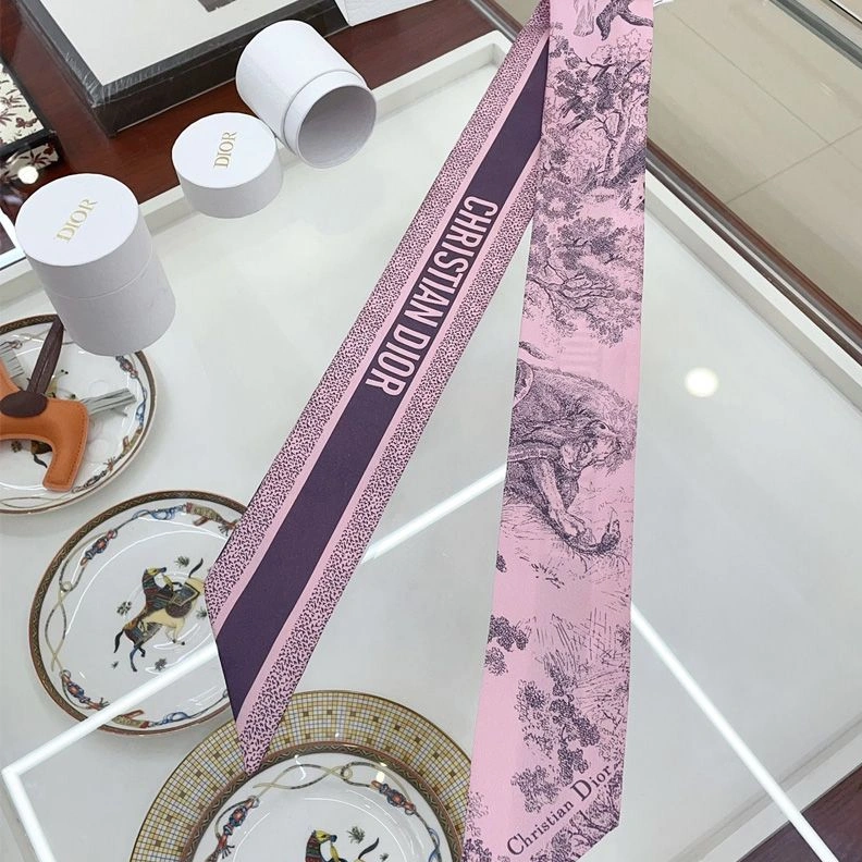 Dior Mitzah Twill In Toile de Jouy Sauvage Motif Silk Purple GoodFit 1367